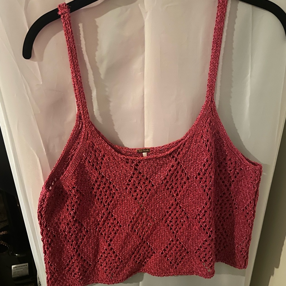 Free People Knit cropped tank